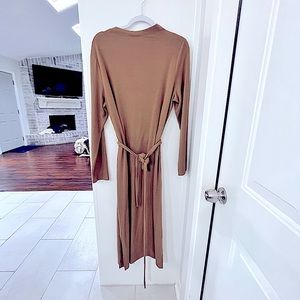 Sweater dress.